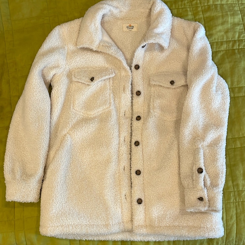 Marine Layer Sherpa Shirt jacket